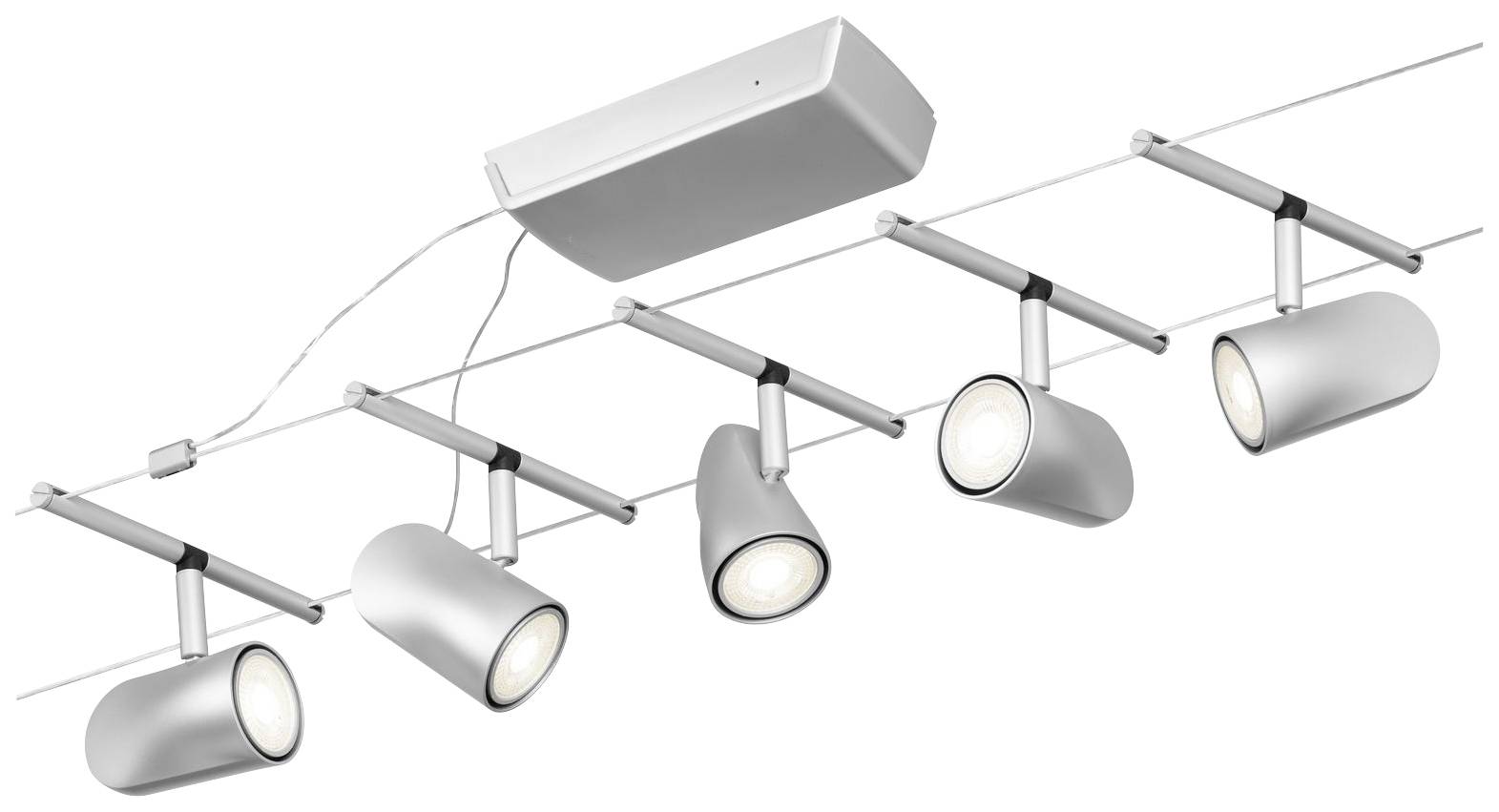 Paulmann 94465 Seil-Basissystem GU5.3 Chrom (matt), Chrom
