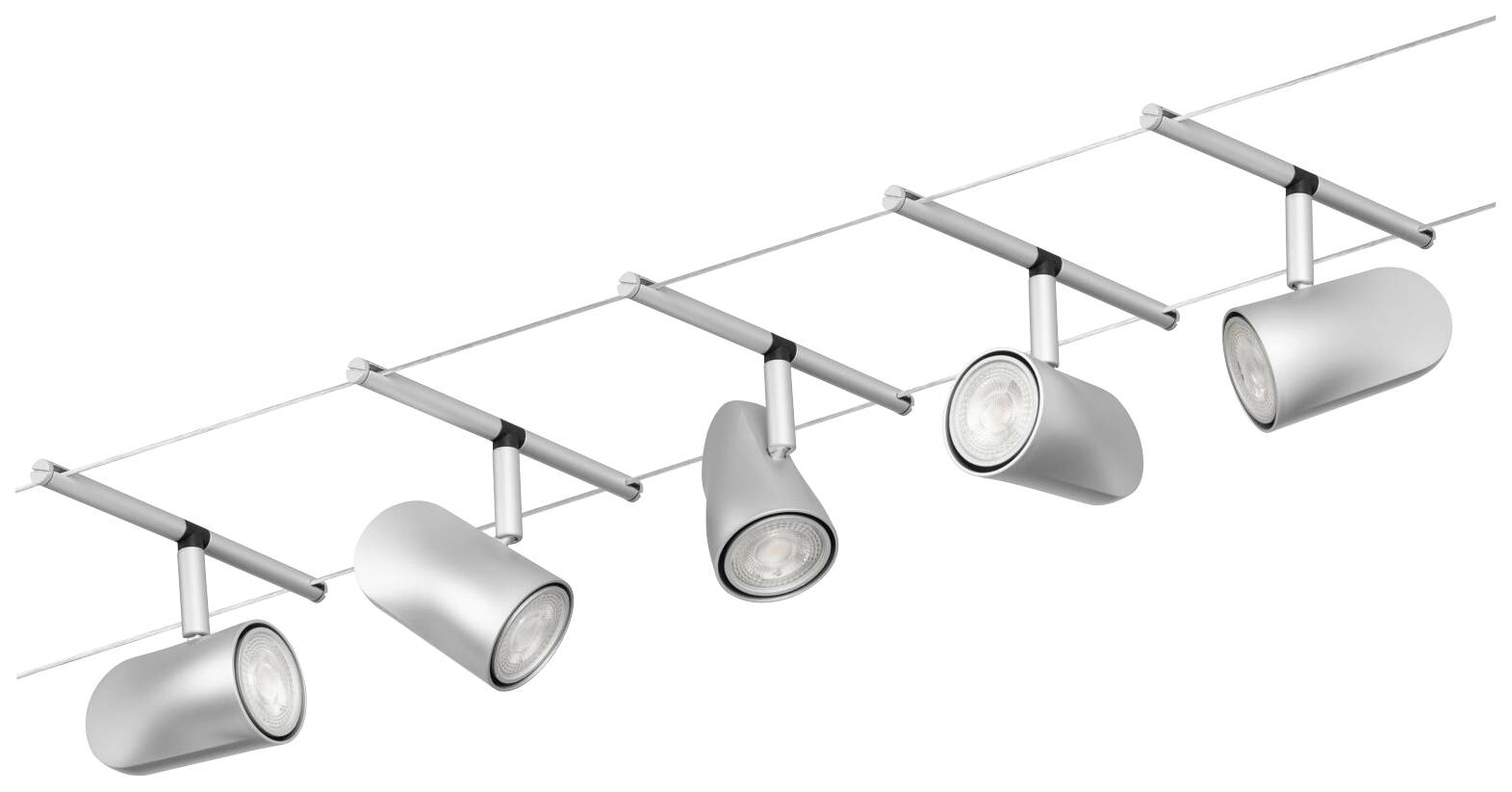Paulmann 94465 Seil-Basissystem GU5.3 Chrom (matt), Chrom