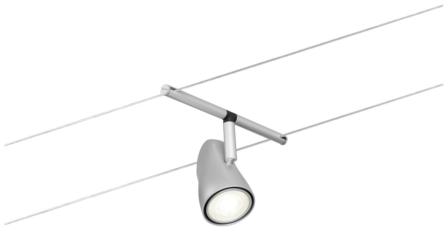 Paulmann 94465 Seil-Basissystem GU5.3 Chrom (matt), Chrom