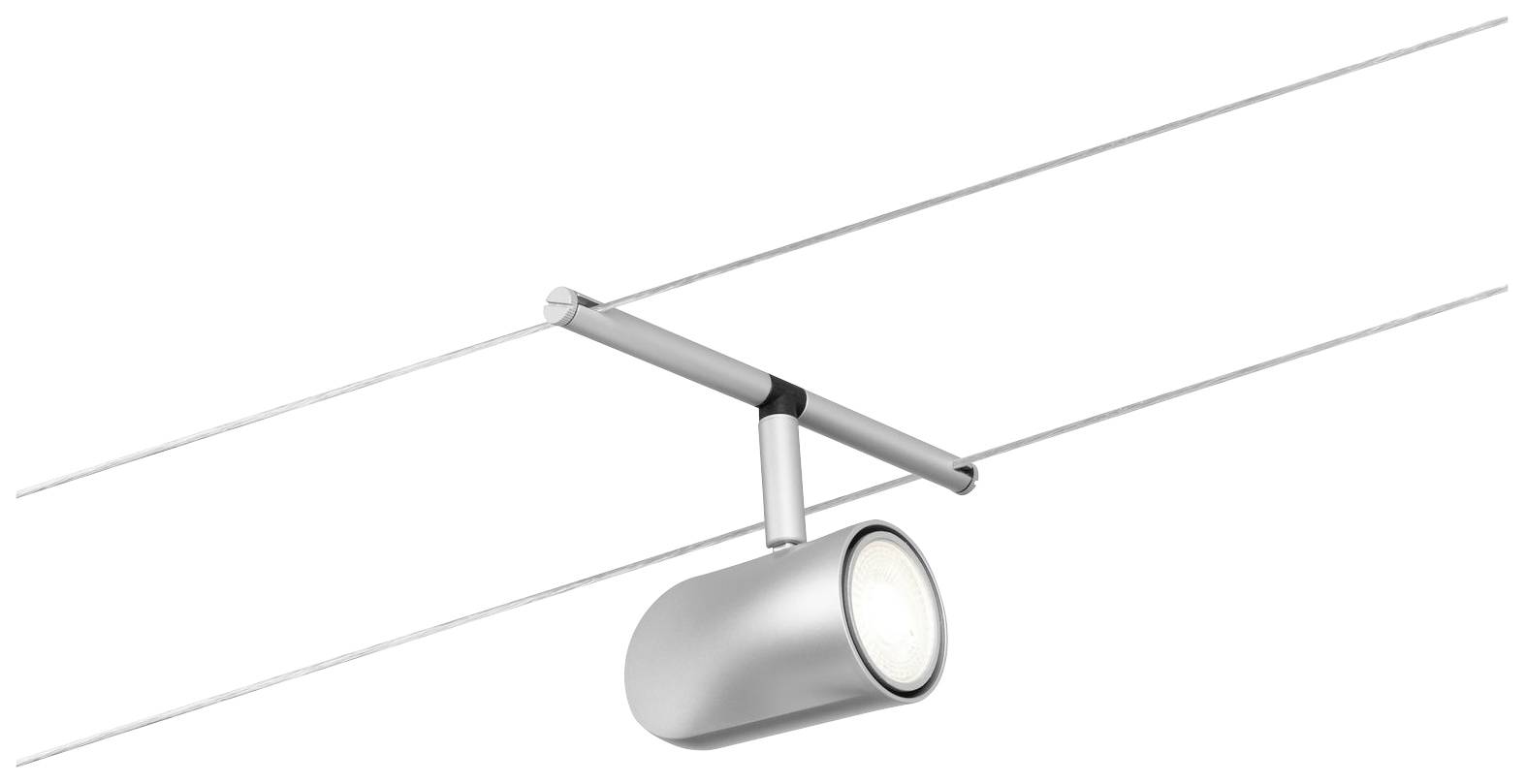 Paulmann 94465 Seil-Basissystem GU5.3 Chrom (matt), Chrom