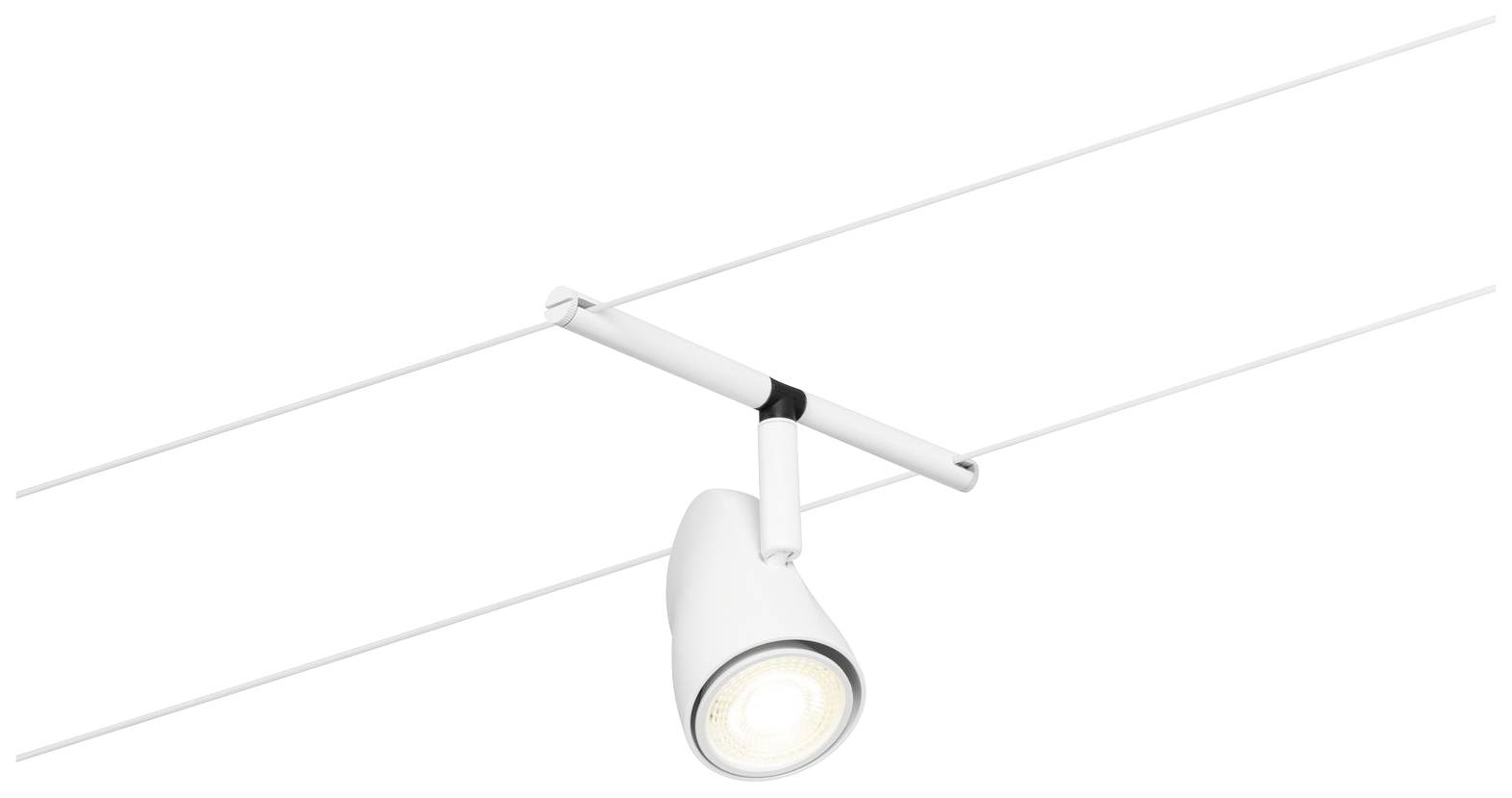 Paulmann 94467 Seil-Basissystem GU5.3 Weiß (matt), Chrom