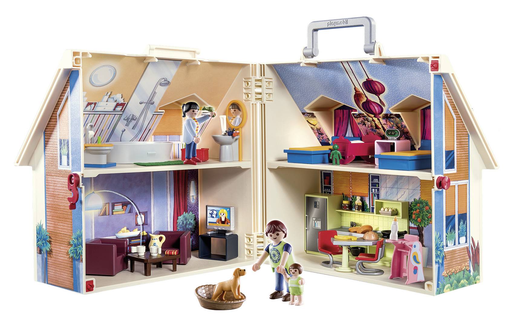 Playmobil® Dollhouse Mitnehm-Puppenhaus 70985