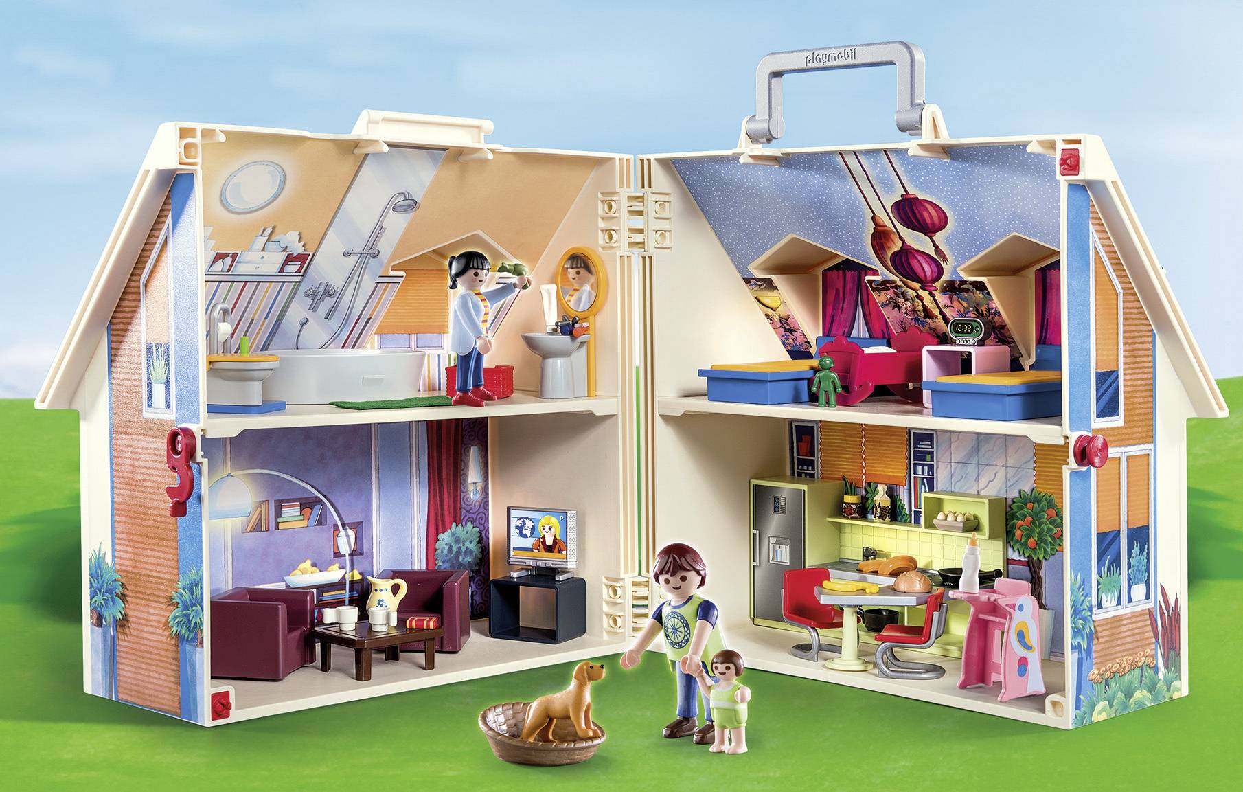 Playmobil® Dollhouse Mitnehm-Puppenhaus 70985