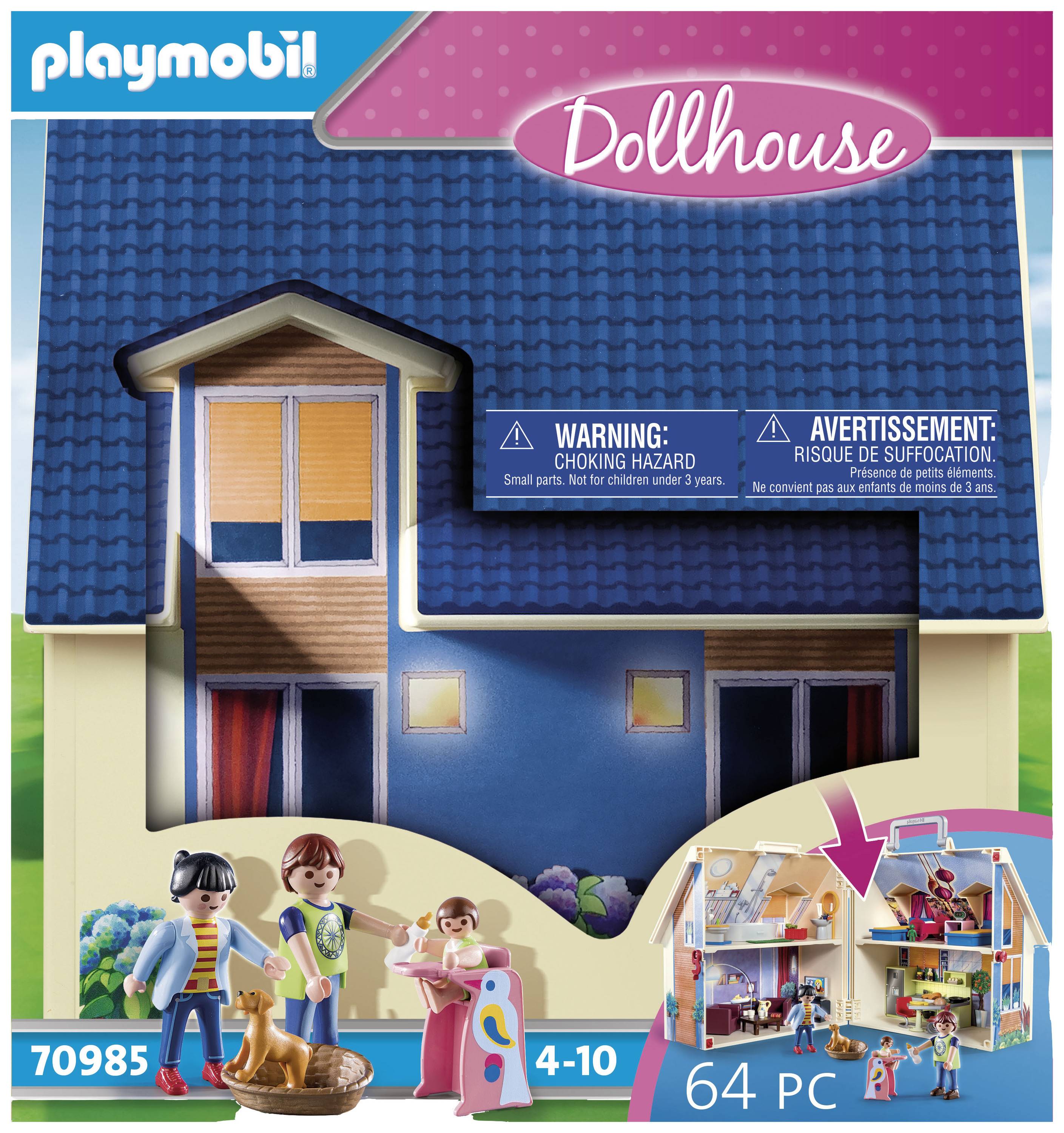 Playmobil® Dollhouse Mitnehm-Puppenhaus 70985