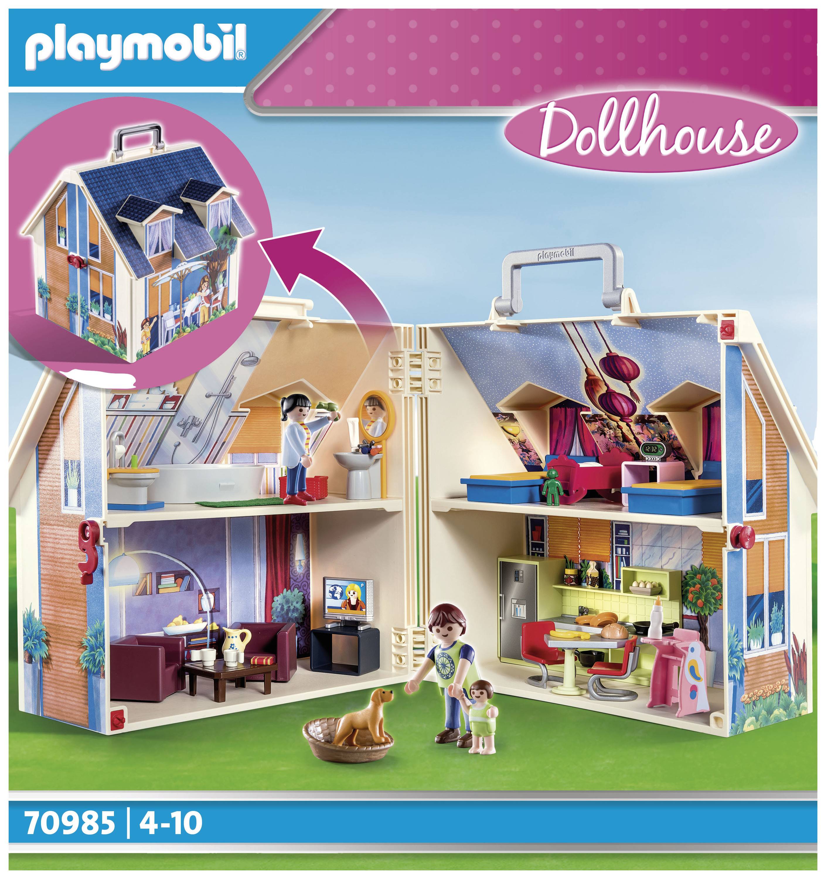 Playmobil® Dollhouse Mitnehm-Puppenhaus 70985