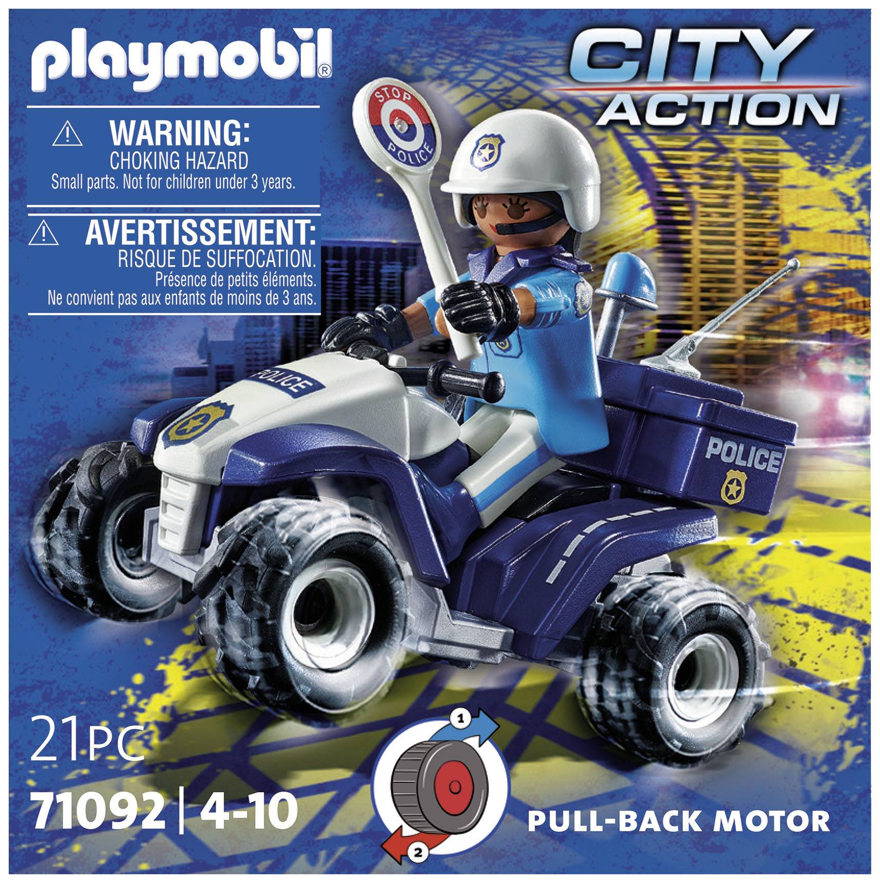 Playmobil® City Action Polizei-Speed Quad 71092