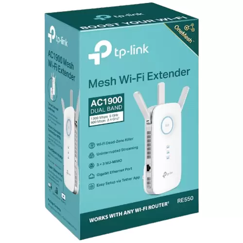 TP-LINK WLAN Repeater RE550 RE550 2100MBit/s TP-LINK WLAN Repeater RE550 RE550 2100MBit/s
