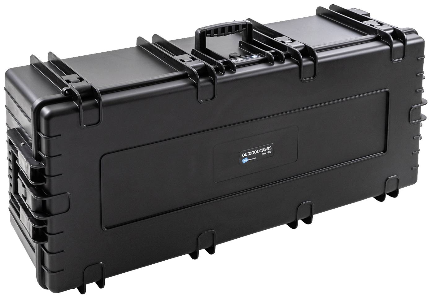 B & W International Outdoor Koffer 145l (B x H x T) 1150 x 330 x 500mm Schwarz 7300/B