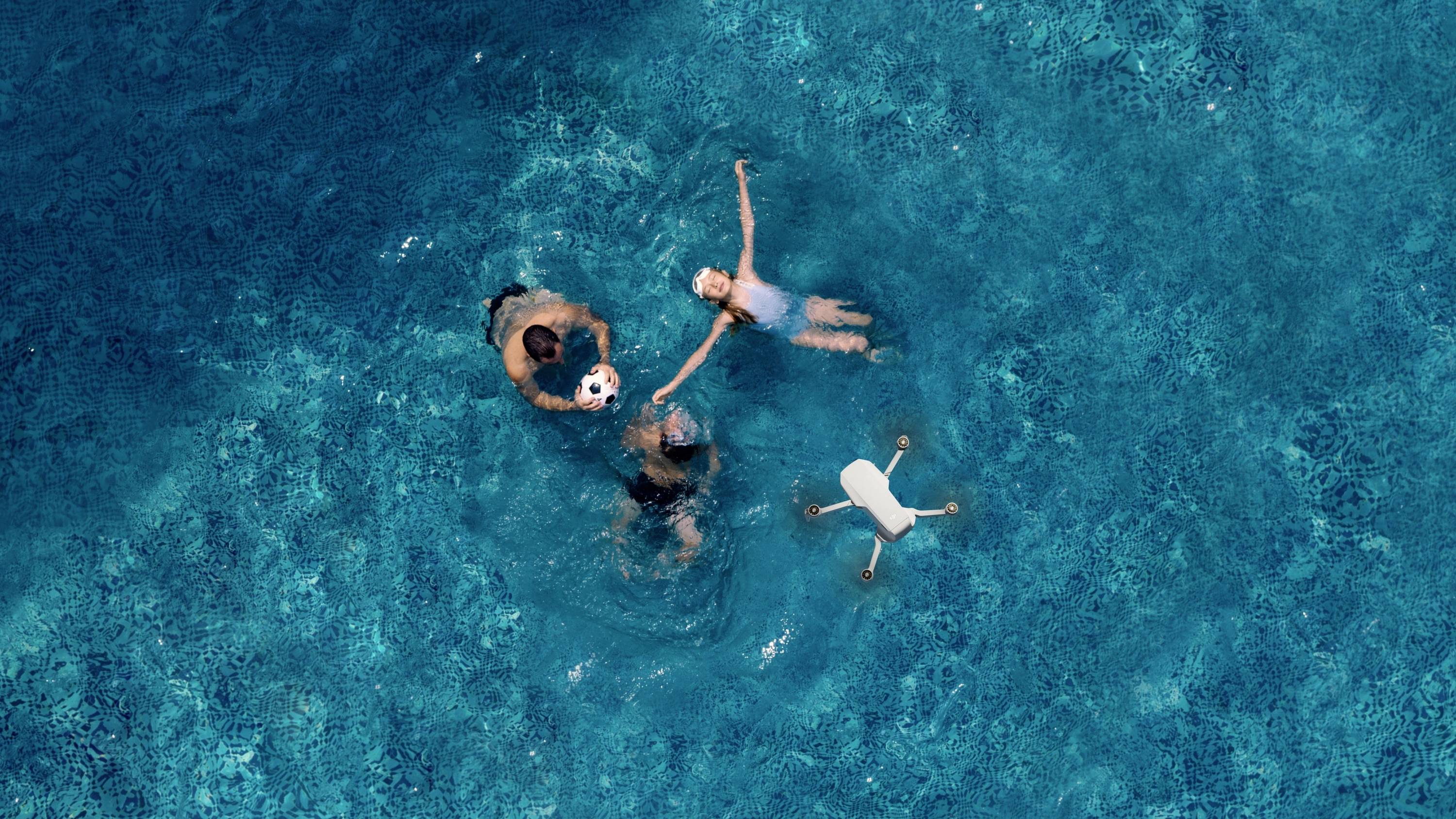 DJI Mini SE Quadrocopter RtF GPS-Funktion, Kameraflug Hellgrau