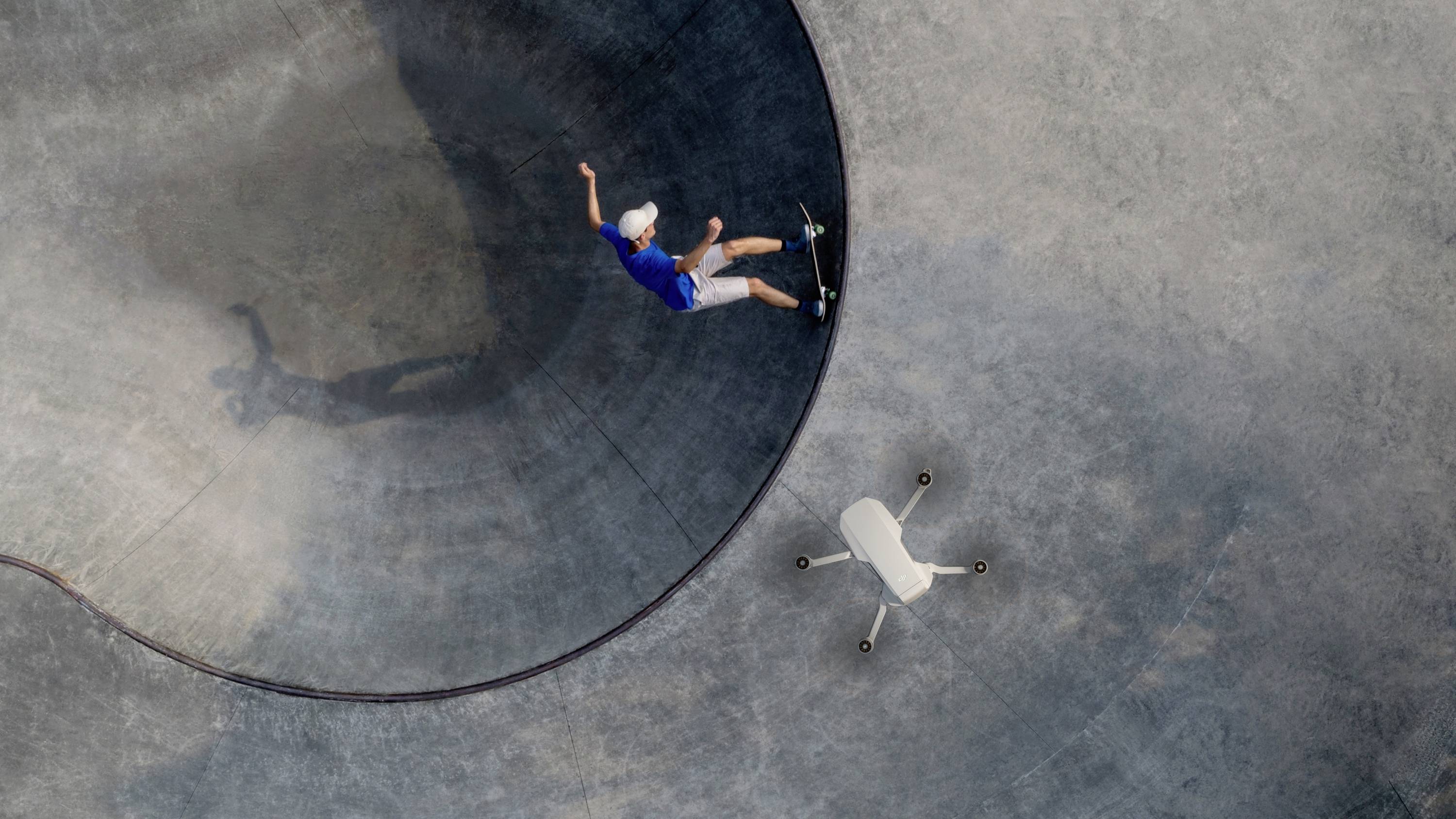 DJI Mini SE Quadrocopter RtF GPS-Funktion, Kameraflug Hellgrau