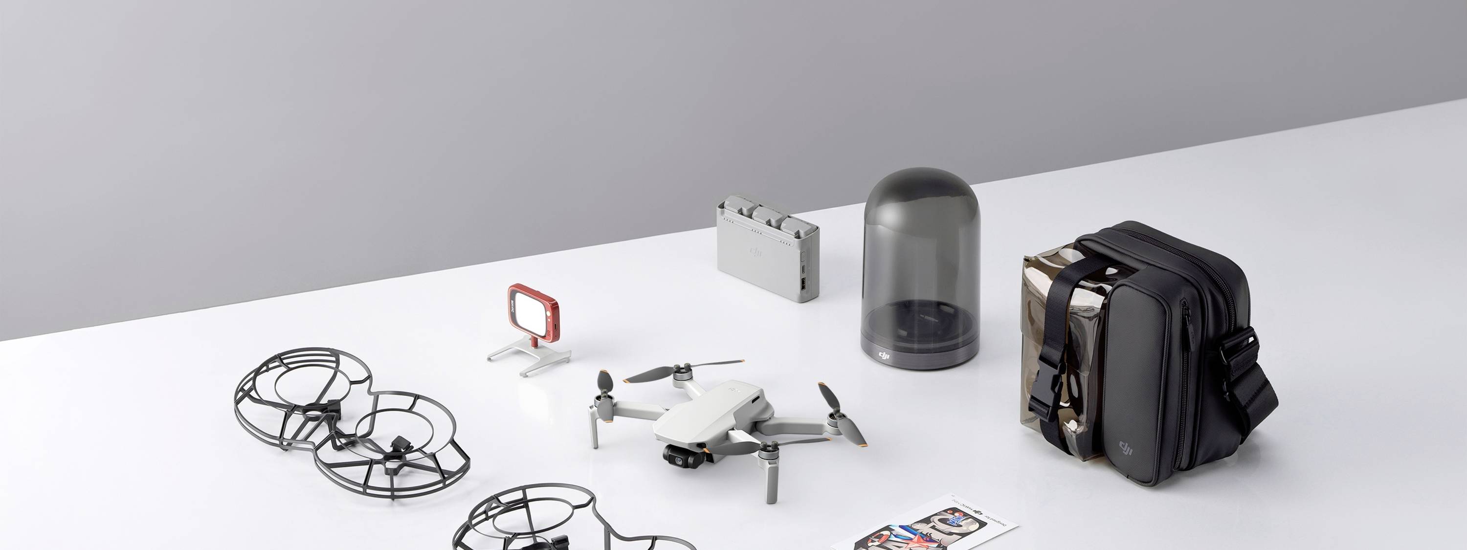 DJI Mini SE Quadrocopter RtF GPS-Funktion, Kameraflug Hellgrau