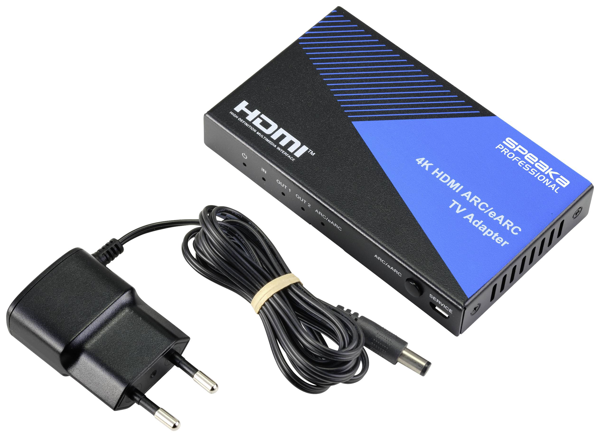 SpeaKa Professional AV Konverter SP-HDA-500 [HDMI - HDMI] 3840 x 2160 Pixel