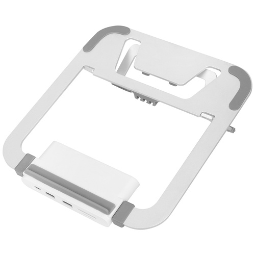 Digitus Notebook-Ständer für Multi-Monitor-Betrieb, höhenverstellbar, USB-Hub-Funktion