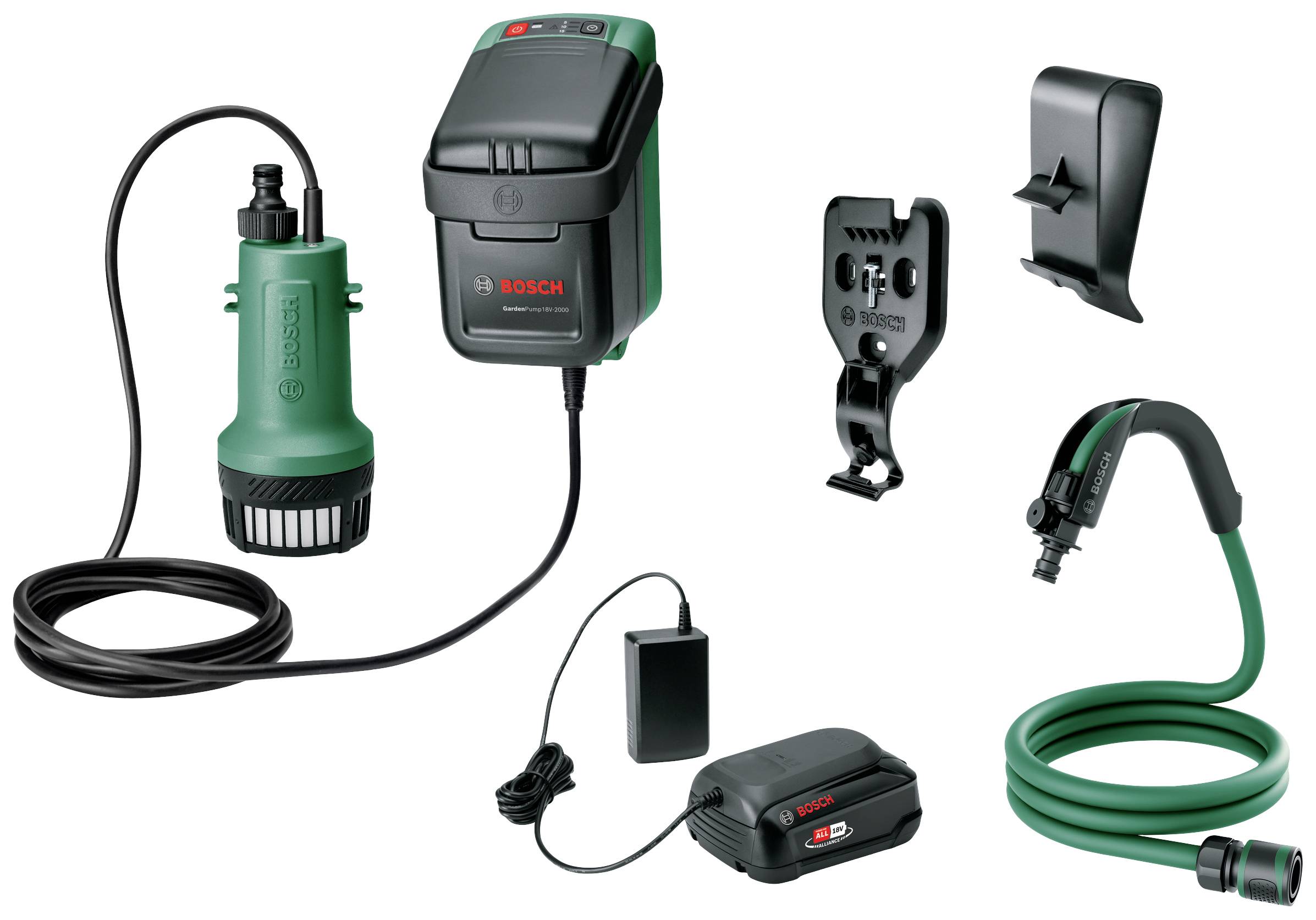 Bosch Home and Garden GardenPump 18V Akku-Gartenpumpe 540 l/h 1.8 m