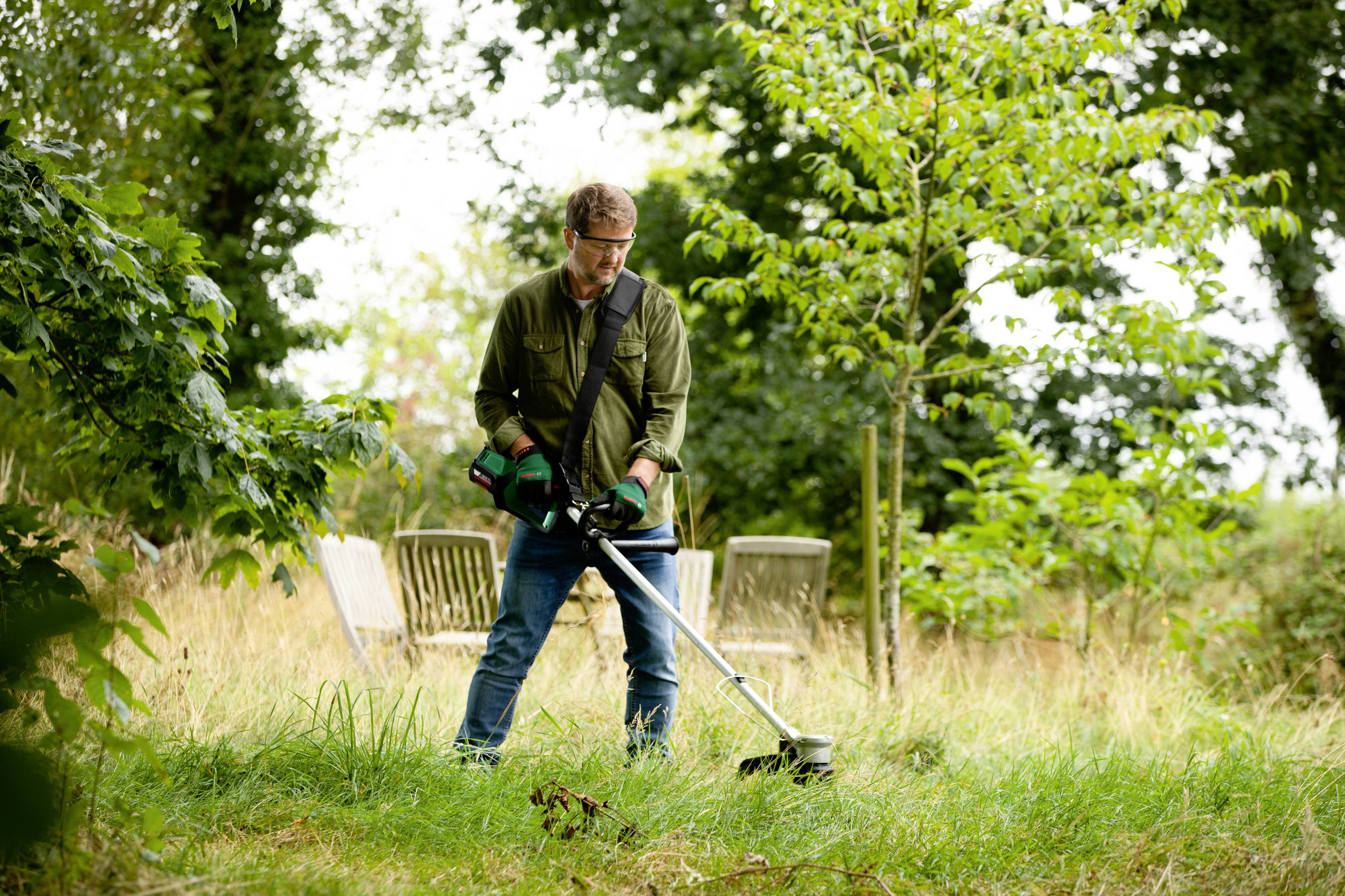 Bosch Home and Garden AdvancedGrassCut 36V-33 Akku Rasentrimmer ohne Akku, ohne Ladegerät 36V Schnittbreite (max.): 33mm