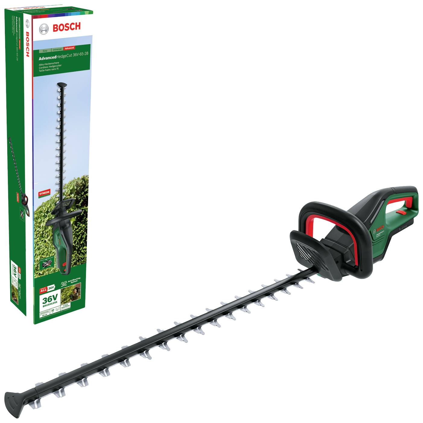 Bosch Home and Garden AdvancedHedgecut 36V-65-28 Akku Heckenschere ohne Akku 36V Li-Ion 650mm