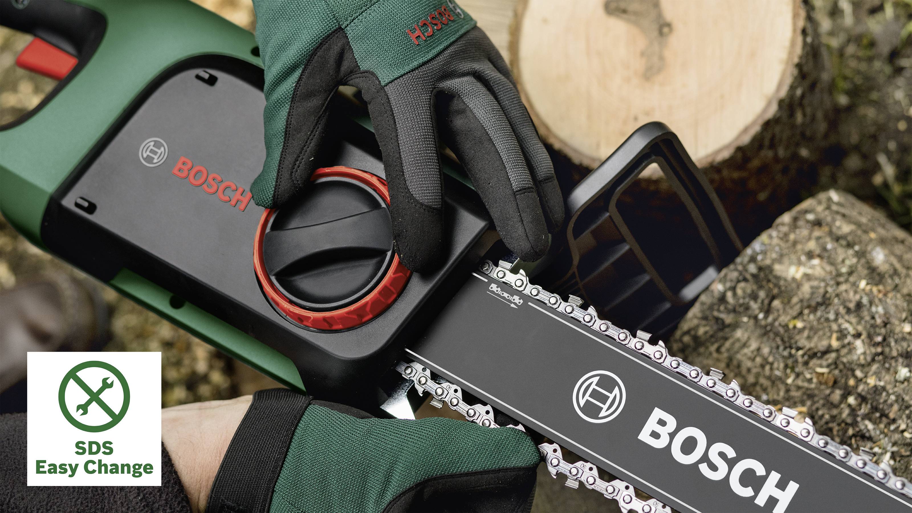 Bosch Home and Garden UniversalChain 40 Elektro Kettensäge 1800W 230 V/50Hz Schwertlänge 400mm