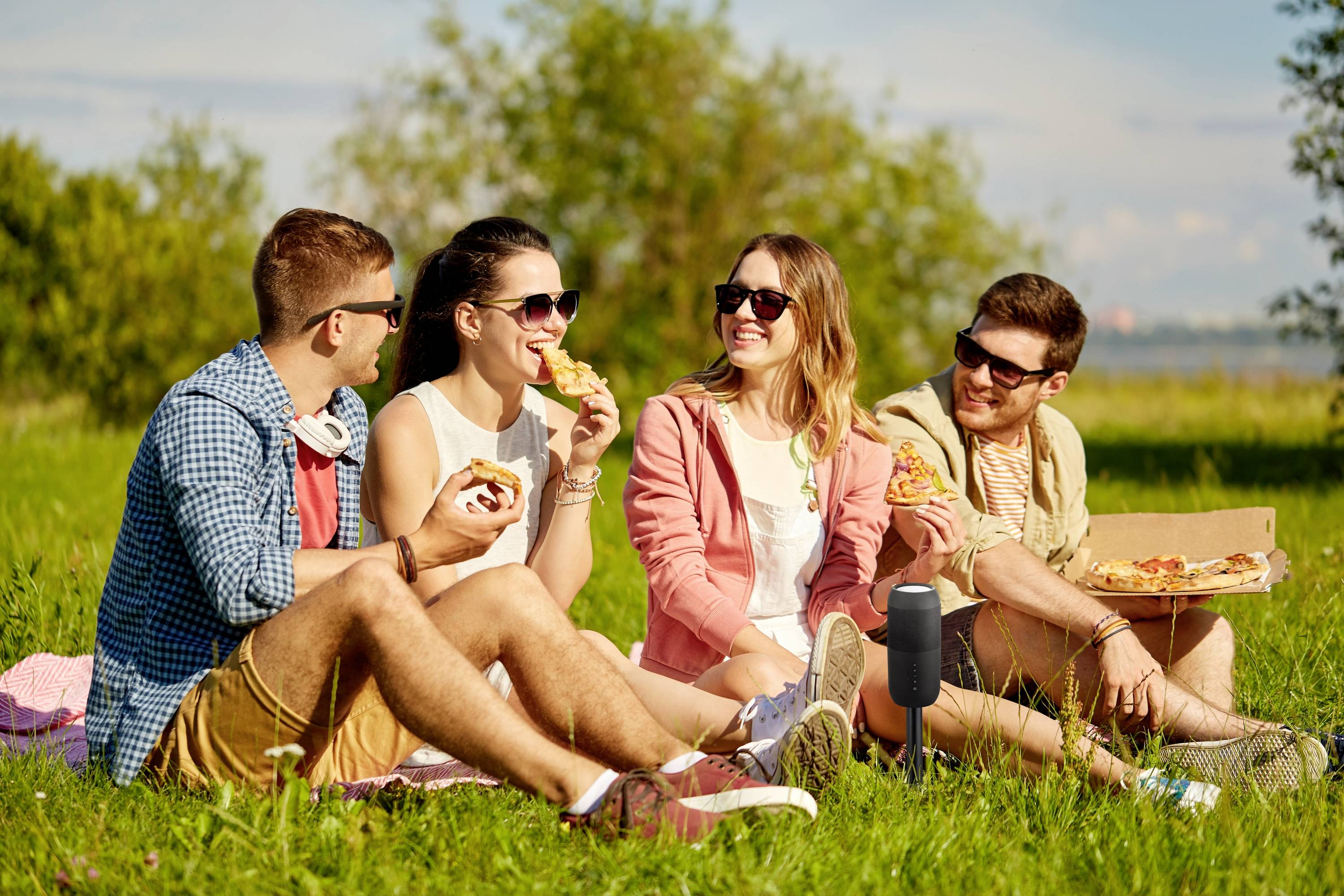 Imperial BAS 8 Bluetooth® Lautsprecher SD, spritzwassergeschützt Schwarz