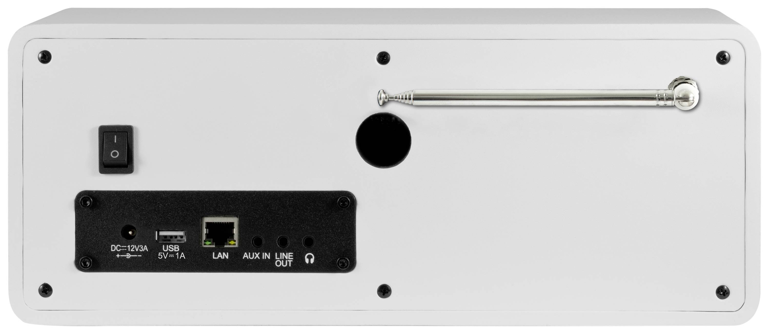 Telestar IR 200 (weiß) Internet Tischradio Internet, DAB+, UKW WLAN, LAN, AUX, USB Inkl. Fernbedienung Weiß