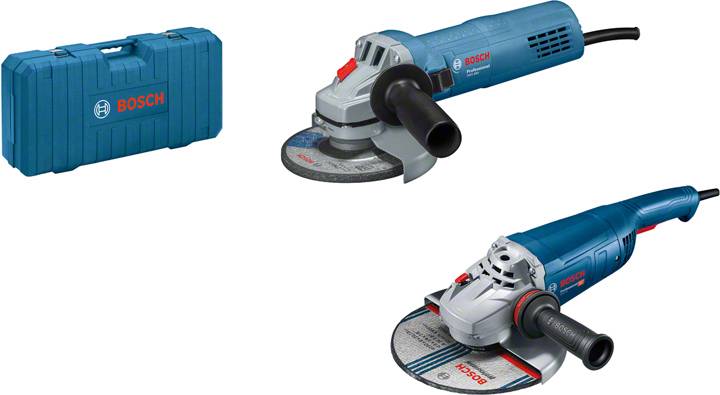 Bosch Professional GWS 22-230 J + GWS 880 06018C1308 Winkelschleifer 230 mm inkl. Koffer 2200 W, 880 W 230 V