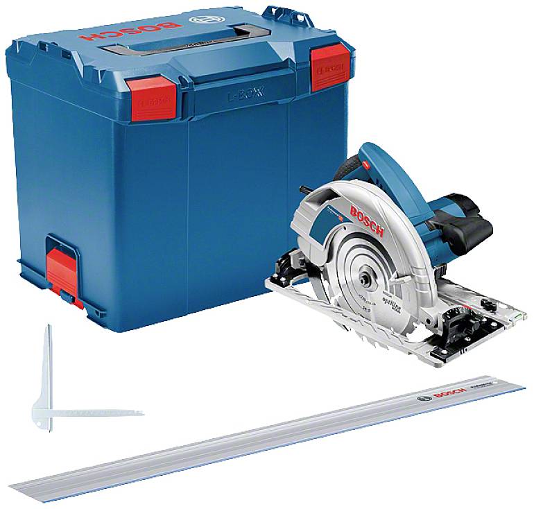 Bosch Professional GKS 85 G + FSN 1400 Handkreissäge Schnitttiefe max. (90°) 85 mm inkl. Koffer 2200 W