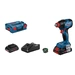Bosch Professional GDX 18V-210 C 06019J0203 Akku-Drehschlagschrauber 18V Li-Ion inkl. Bluetooth Modul, inkl. 2. Akku, inkl Bosch Professional GDX 18V-210 C 06019J0203 Akku-Drehschlagschrauber 18V Li-Ion inkl. Bluetooth Modul, inkl. 2. Akku, inkl