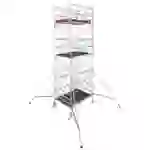 Krause 786043 FahrGerüst Aluminium Rollgerüst fahrbar Arbeitshöhe (max.): 7.30m Silber 264kg Krause 786043 FahrGerüst Aluminium Rollgerüst fahrbar Arbeitshöhe (max.): 7.30m Silber 264kg