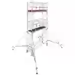 Krause 777034 FahrGerüst Aluminium Rollgerüst fahrbar Arbeitshöhe (max.): 6.30m Silber 179kg Krause 777034 FahrGerüst Aluminium Rollgerüst fahrbar Arbeitshöhe (max.): 6.30m Silber 179kg