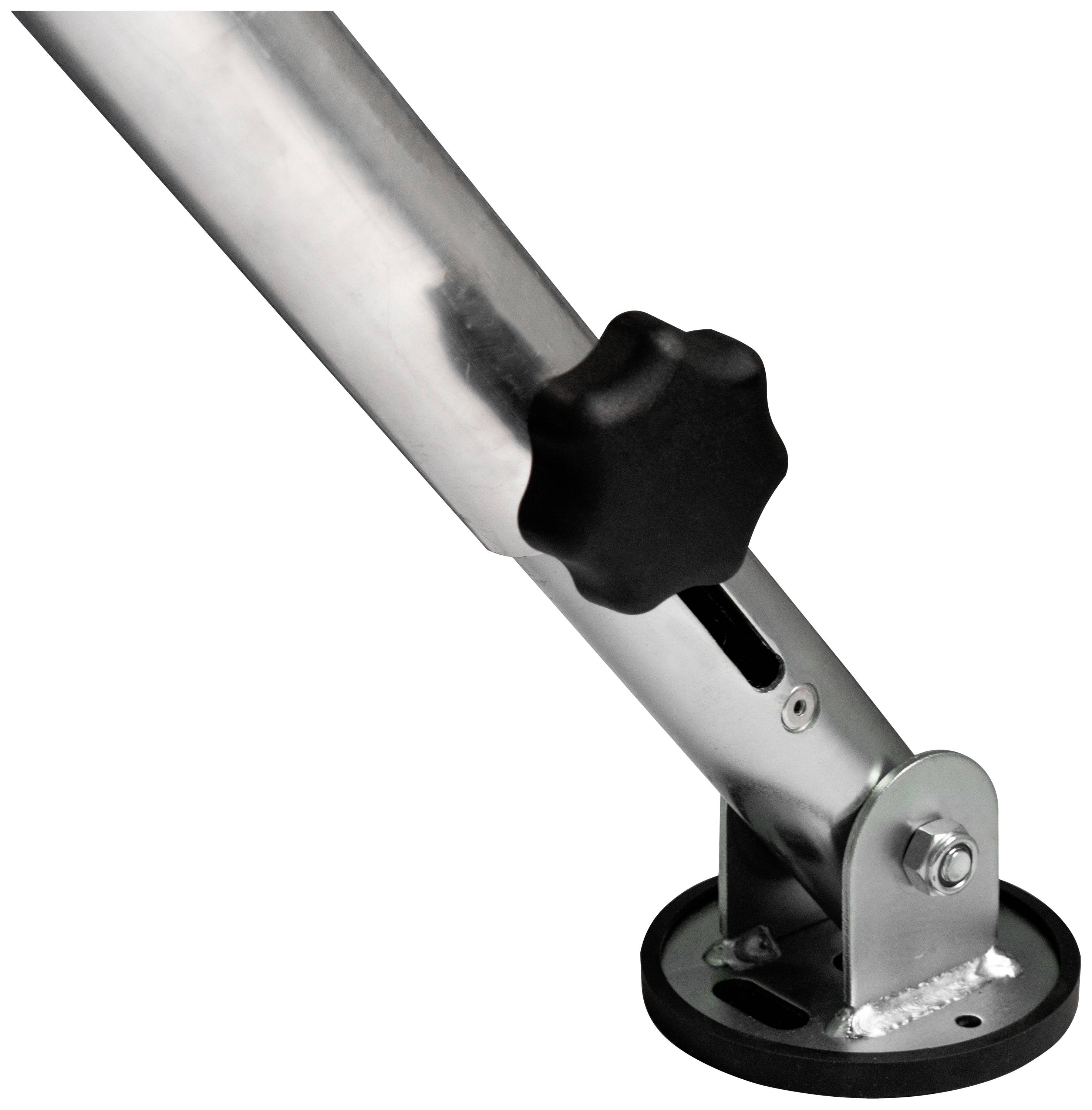 Krause 776075 FahrGerüst Aluminium Rollgerüst fahrbar Arbeitshöhe (max.): 10.30m Silber 250.5kg