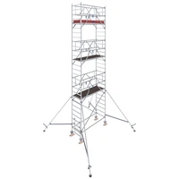 Krause 776051 FahrGerüst Aluminium Rollgerüst fahrbar Arbeitshöhe (max.): 8.30m Silber 205kg Krause 776051 FahrGerüst Aluminium Rollgerüst fahrbar Arbeitshöhe (max.): 8.30m Silber 205kg