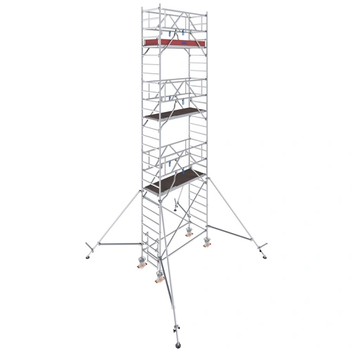 Krause 776051 FahrGerüst Aluminium Rollgerüst fahrbar Arbeitshöhe (max.): 8.30m Silber 205kg Krause 776051 FahrGerüst Aluminium Rollgerüst fahrbar Arbeitshöhe (max.): 8.30m Silber 205kg