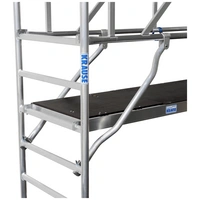 Krause 776051 FahrGerüst Aluminium Rollgerüst fahrbar Arbeitshöhe (max.): 8.30m Silber 205kg Krause 776051 FahrGerüst Aluminium Rollgerüst fahrbar Arbeitshöhe (max.): 8.30m Silber 205kg