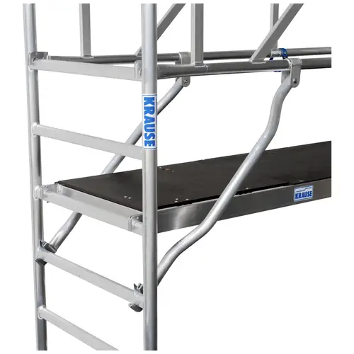 Krause 776051 FahrGerüst Aluminium Rollgerüst fahrbar Arbeitshöhe (max.): 8.30m Silber 205kg Krause 776051 FahrGerüst Aluminium Rollgerüst fahrbar Arbeitshöhe (max.): 8.30m Silber 205kg