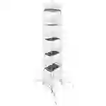 Krause 783097 FahrGerüst Aluminium Rollgerüst fahrbar Arbeitshöhe (max.): 12.50m Silber 438kg Krause 783097 FahrGerüst Aluminium Rollgerüst fahrbar Arbeitshöhe (max.): 12.50m Silber 438kg
