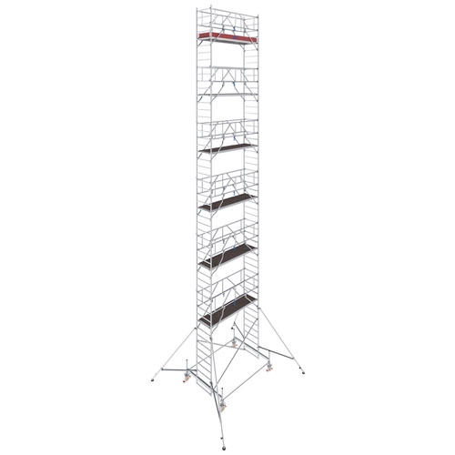 Krause 774118 FahrGerüst Aluminium Rollgerüst fahrbar Arbeitshöhe (max.): 14.50m Silber 389.5kg Krause 774118 FahrGerüst Aluminium Rollgerüst fahrbar Arbeitshöhe (max.): 14.50m Silber 389.5kg