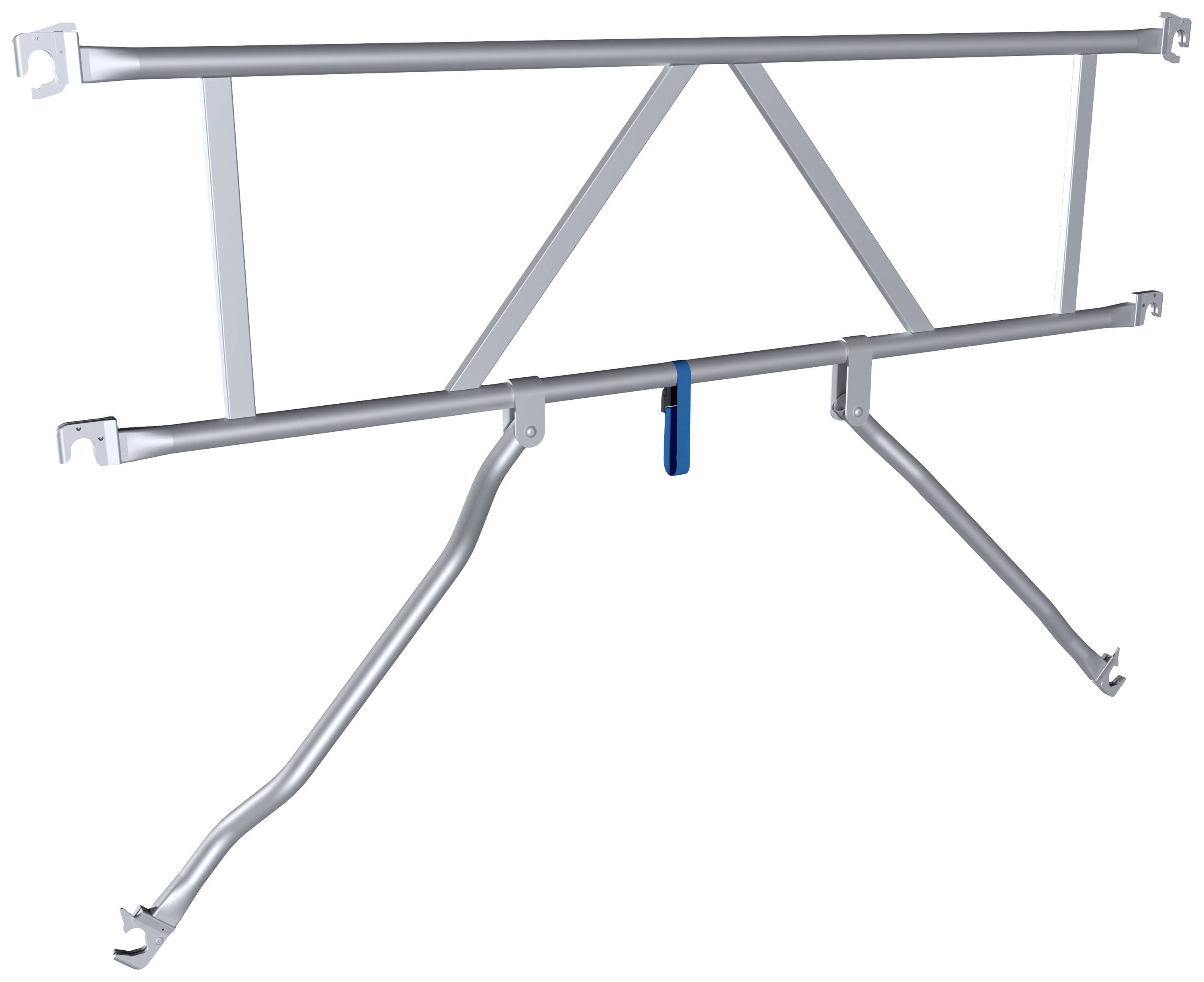 Krause 774040 FahrGerüst Aluminium Rollgerüst fahrbar Arbeitshöhe (max.): 7.50m Silber 229kg