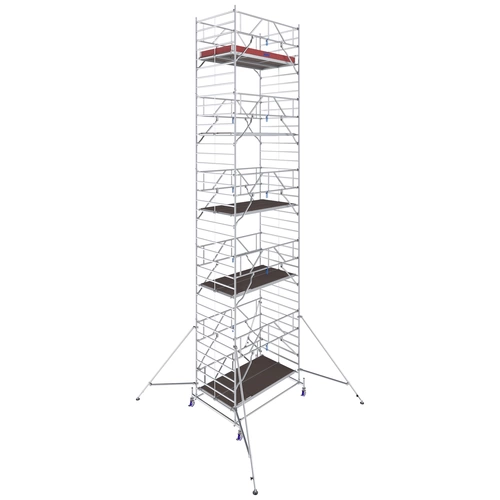 Krause 782090 FahrGerüst Aluminium Rollgerüst fahrbar Arbeitshöhe (max.): 11.40m Silber 455kg Krause 782090 FahrGerüst Aluminium Rollgerüst fahrbar Arbeitshöhe (max.): 11.40m Silber 455kg