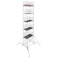 Krause 782090 FahrGerüst Aluminium Rollgerüst fahrbar Arbeitshöhe (max.): 11.40m Silber 455kg Krause 782090 FahrGerüst Aluminium Rollgerüst fahrbar Arbeitshöhe (max.): 11.40m Silber 455kg