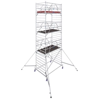 Krause 782052 FahrGerüst Aluminium Rollgerüst fahrbar Arbeitshöhe (max.): 7.40m Silber 310.5kg Krause 782052 FahrGerüst Aluminium Rollgerüst fahrbar Arbeitshöhe (max.): 7.40m Silber 310.5kg