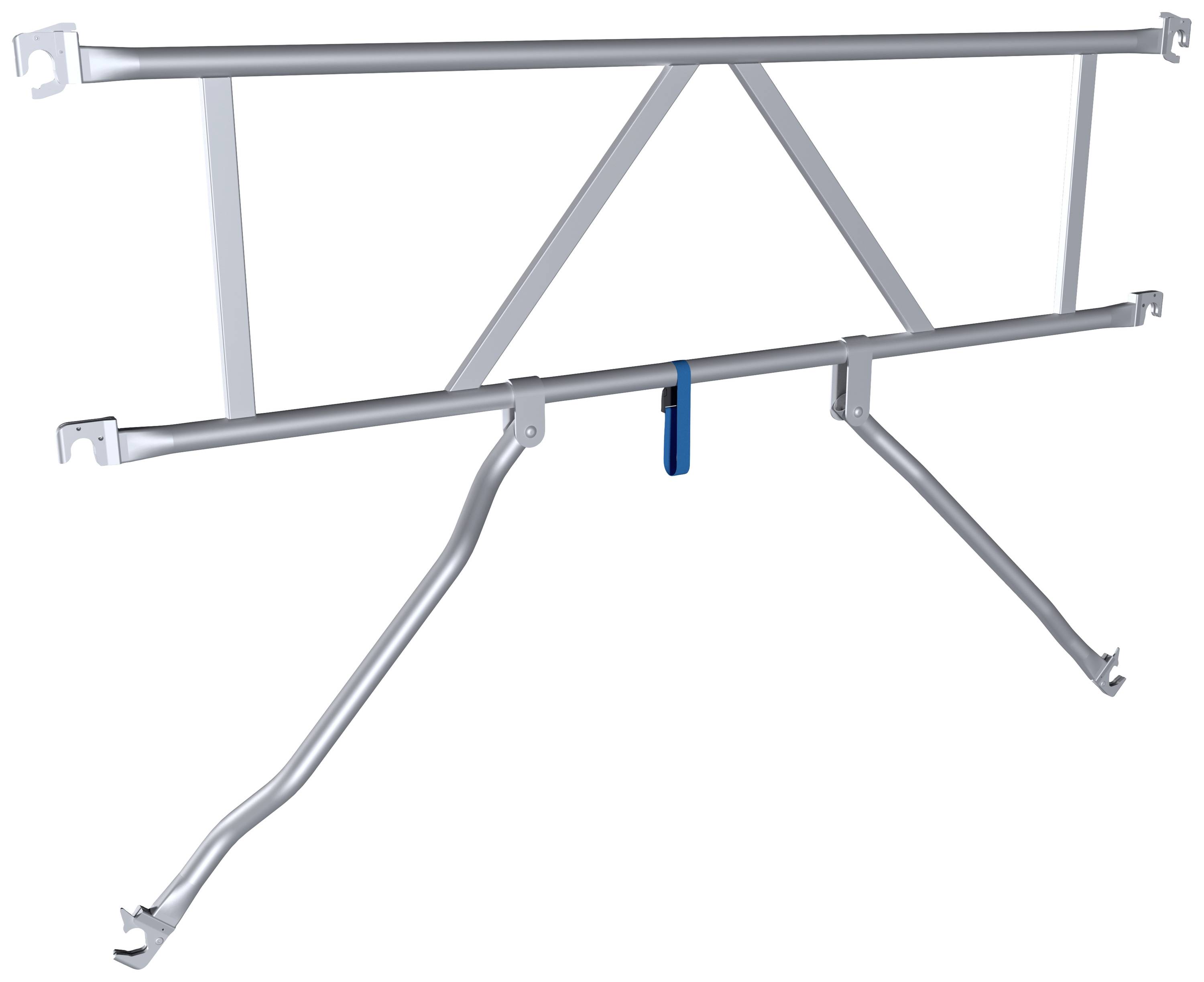 Krause 782045 FahrGerüst Aluminium Rollgerüst fahrbar Arbeitshöhe (max.): 6.40m Silber 251.5kg