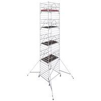 Krause 781079 FahrGerüst Aluminium Rollgerüst fahrbar Arbeitshöhe (max.): 9.40m Silber 346.5kg Krause 781079 FahrGerüst Aluminium Rollgerüst fahrbar Arbeitshöhe (max.): 9.40m Silber 346.5kg