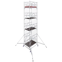 Krause 781062 FahrGerüst Aluminium Rollgerüst fahrbar Arbeitshöhe (max.): 8.40m Silber 294kg Krause 781062 FahrGerüst Aluminium Rollgerüst fahrbar Arbeitshöhe (max.): 8.40m Silber 294kg