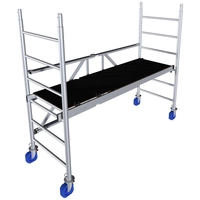Krause 942104 FahrGerüst Aluminium Faltgerüst fahrbar, faltbar Arbeitshöhe (max.): 2.90m Silber 39kg Krause 942104 FahrGerüst Aluminium Faltgerüst fahrbar, faltbar Arbeitshöhe (max.): 2.90m Silber 39kg