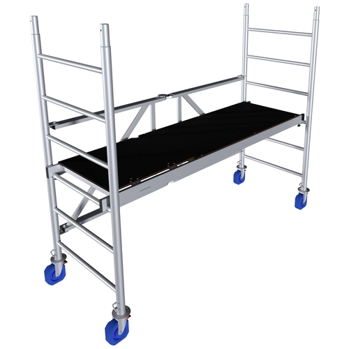 Krause 942104 FahrGerüst Aluminium Faltgerüst fahrbar, faltbar Arbeitshöhe (max.): 2.90m Silber 39kg Krause 942104 FahrGerüst Aluminium Faltgerüst fahrbar, faltbar Arbeitshöhe (max.): 2.90m Silber 39kg