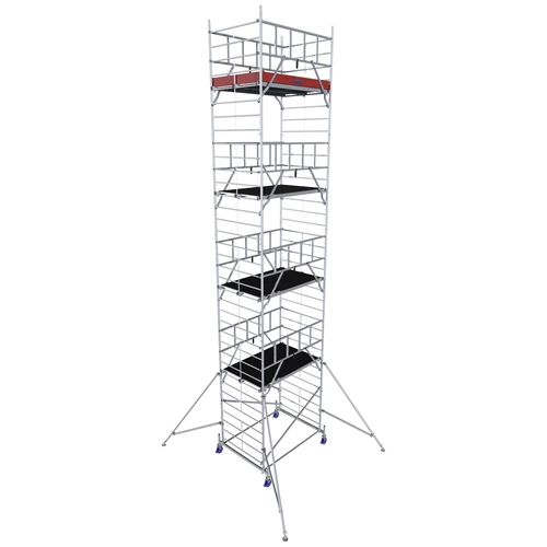 Krause 945174 FahrGerüst Aluminium Rollgerüst fahrbar Arbeitshöhe (max.): 10.30m Silber 287.60kg Krause 945174 FahrGerüst Aluminium Rollgerüst fahrbar Arbeitshöhe (max.): 10.30m Silber 287.60kg