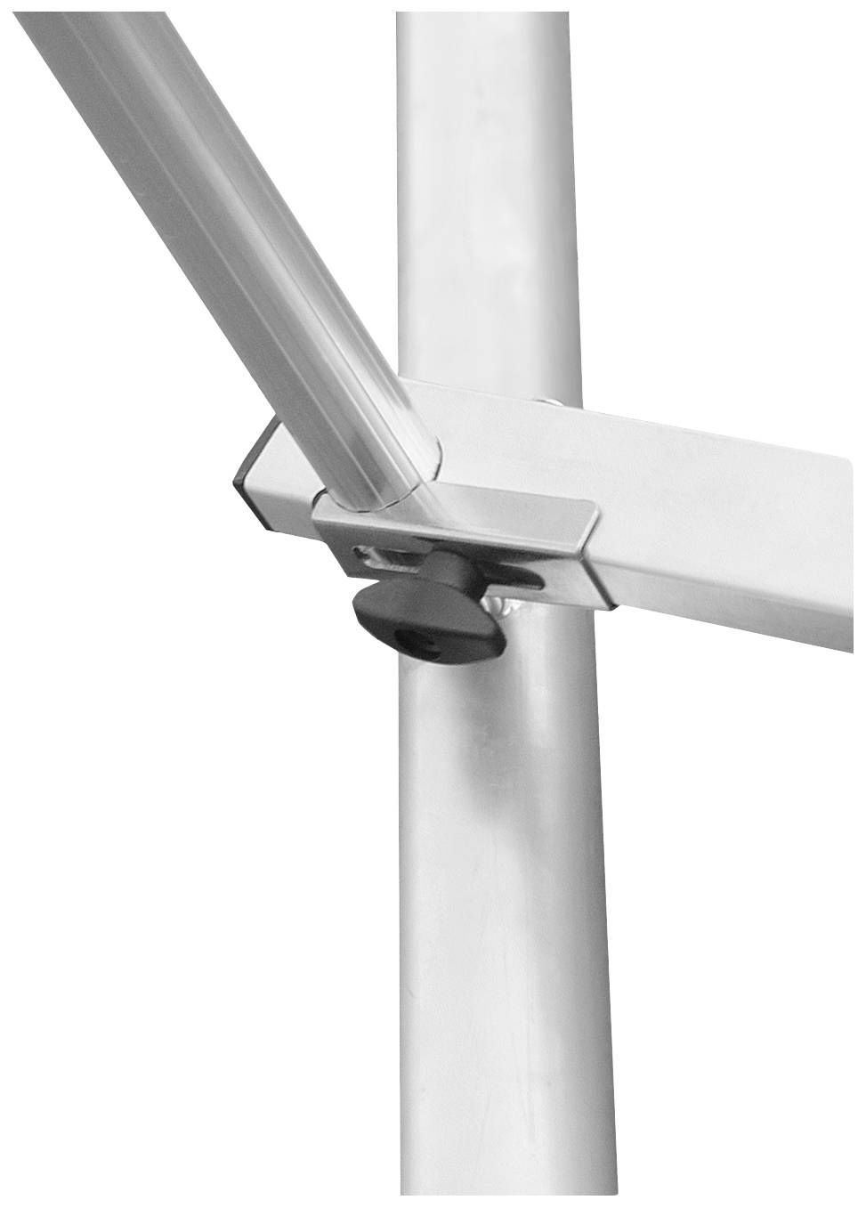 Krause 710123 Gerüstaufstockung Aluminium Gerüst 1. Aufstockung Arbeitshöhe (max.): 5.00m Silber 36.9kg