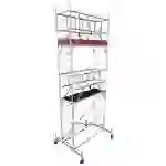 Krause 940131 FahrGerüst Aluminium Rollgerüst fahrbar Arbeitshöhe (max.): 6.30m Silber 123kg Krause 940131 FahrGerüst Aluminium Rollgerüst fahrbar Arbeitshöhe (max.): 6.30m Silber 123kg