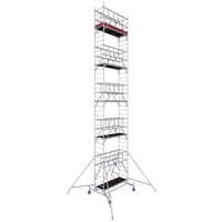 Krause 940186 FahrGerüst Aluminium Rollgerüst fahrbar Arbeitshöhe (max.): 11.30m Silber 237kg Krause 940186 FahrGerüst Aluminium Rollgerüst fahrbar Arbeitshöhe (max.): 11.30m Silber 237kg