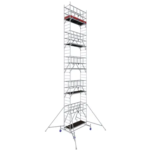 Krause 940186 FahrGerüst Aluminium Rollgerüst fahrbar Arbeitshöhe (max.): 11.30m Silber 237kg Krause 940186 FahrGerüst Aluminium Rollgerüst fahrbar Arbeitshöhe (max.): 11.30m Silber 237kg