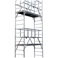 Krause 940186 FahrGerüst Aluminium Rollgerüst fahrbar Arbeitshöhe (max.): 11.30m Silber 237kg Krause 940186 FahrGerüst Aluminium Rollgerüst fahrbar Arbeitshöhe (max.): 11.30m Silber 237kg